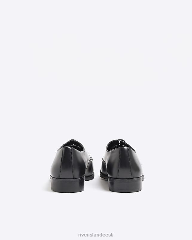 jalatsid must mehed River Island ametlikud derbi kingad 44TLL5822