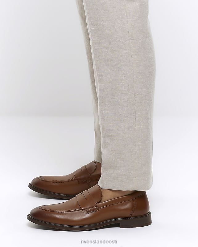 jalatsid pruun mehed River Island nahast penipüksid 44TLL2831