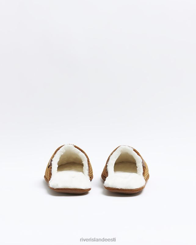 jalatsid pruun mehed River Island velvetist sussid 44TLL2570