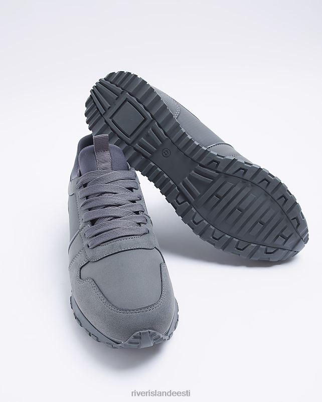 jalatsid hall mehed River Island reljeefsed jooksjatreenerid 44TLL5464