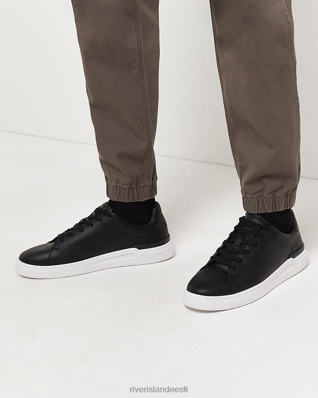 jalatsid must mehed River Island pitsitallaga trenažöörid 44TLL2804