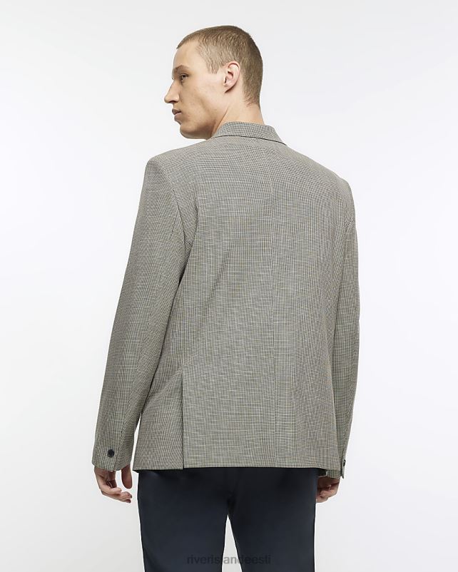 kehakate beež mehed River Island tavalise sobivusega hõlmikbleiser 44TLL5758