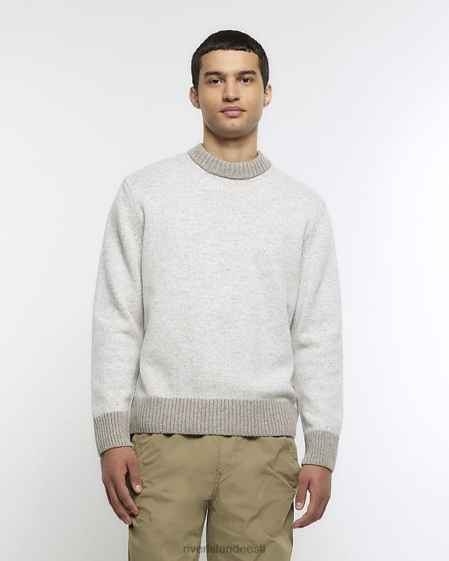 kehakate kivi mehed River Island tavalise sobivusega kontrastiga trimmiga hüppaja 44TLL5489