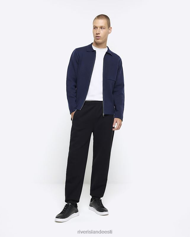 kehakate merevägi mehed River Island slim fit kootud lukuga kardigan 44TLL2445