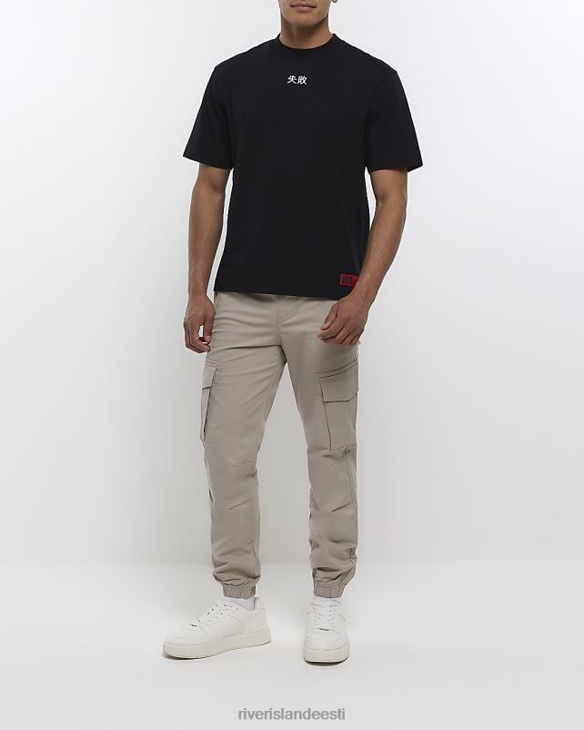 kehakate kivi mehed River Island slim fit cargo joggers 44TLL2349