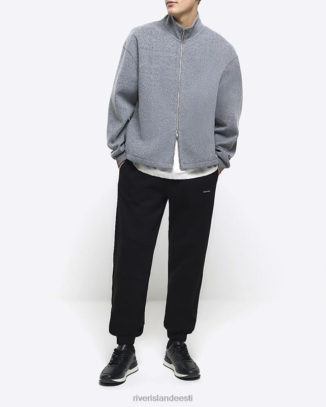 kehakate must mehed River Island tavalised mansettidega jooksjad 44TLL5500