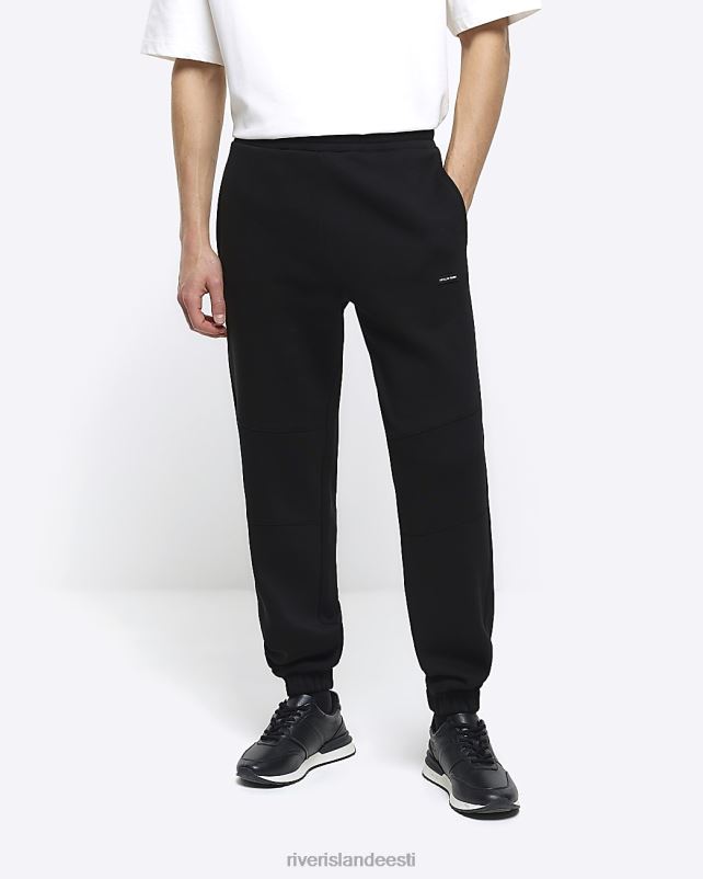 kehakate must mehed River Island tavalised mansettidega jooksjad 44TLL5500