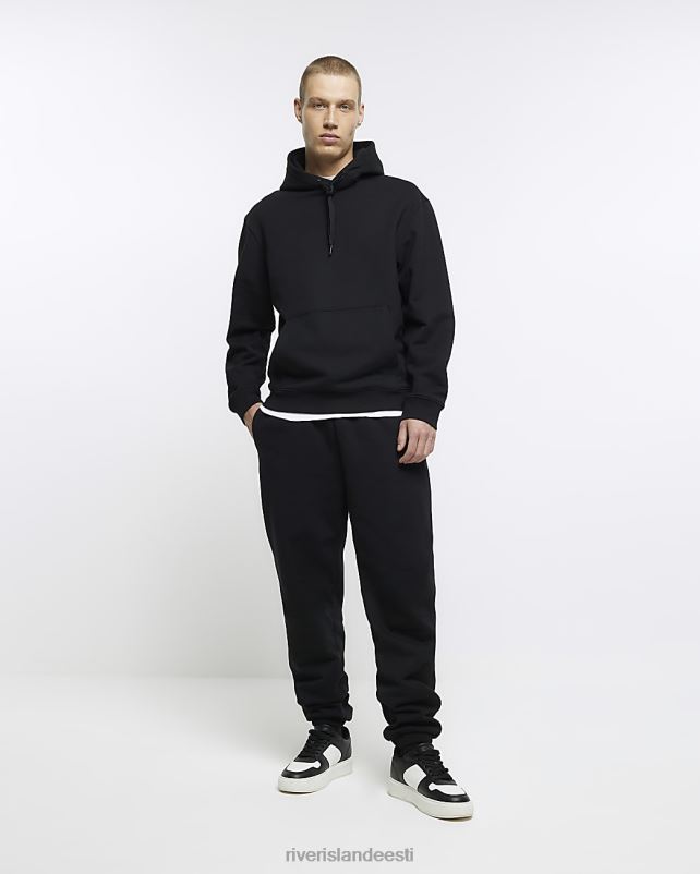 kehakate must mehed River Island tavalised mansettidega jooksjad 44TLL5842