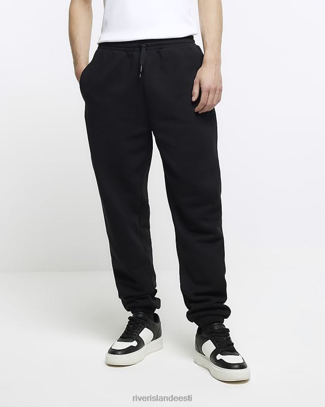 kehakate must mehed River Island tavalised mansettidega jooksjad 44TLL5842