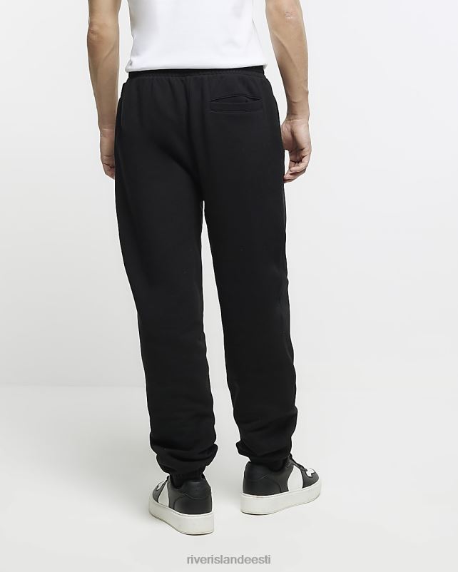 kehakate must mehed River Island tavalised mansettidega jooksjad 44TLL5842