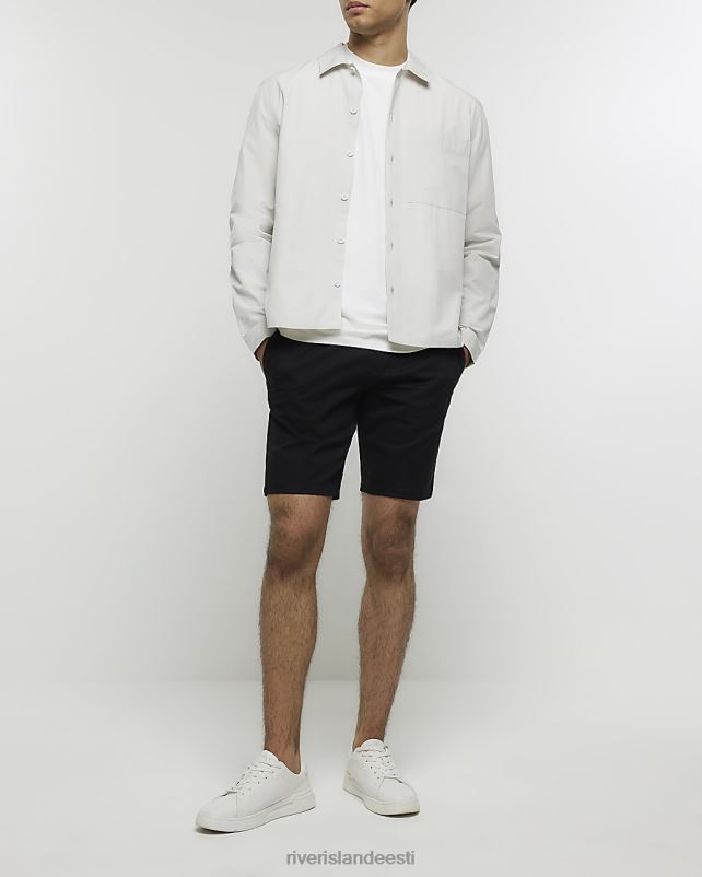 kehakate must mehed River Island skinny fit chino short 44TLL2832