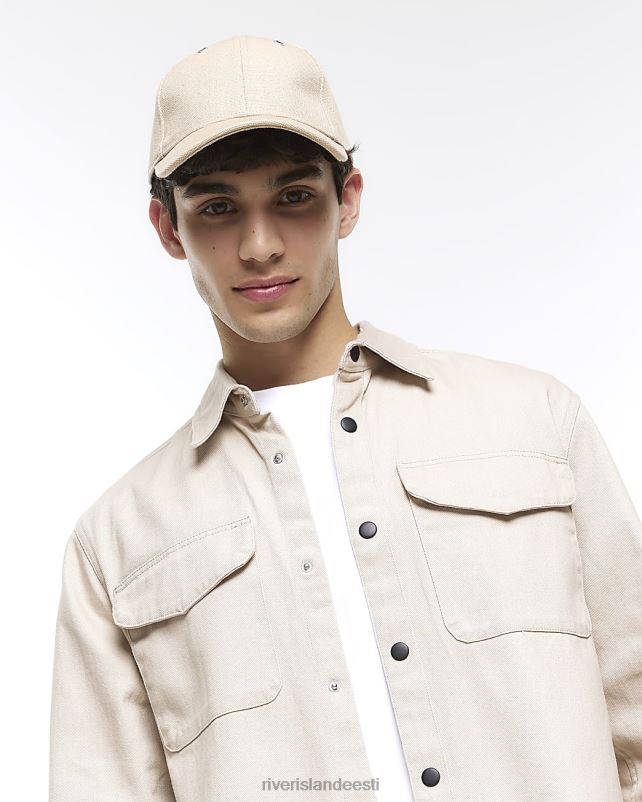 kehakate beež mehed River Island tavaline pikkade varrukatega jakk 44TLL2811