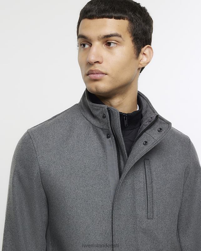 kehakate hall mehed River Island tavalise sobivusega villasegu mantel 44TLL2392