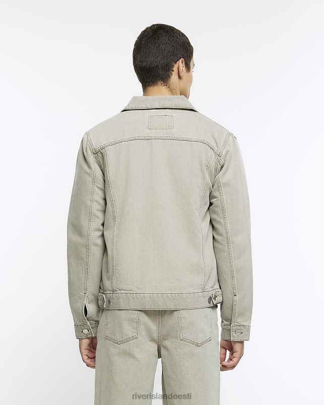 kehakate heleroheline mehed River Island tavalise sobivusega teksajakk 44TLL2904