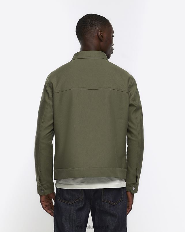 kehakate khaki mehed River Island tavalise sobivusega linasegu lääne jope 44TLL2473