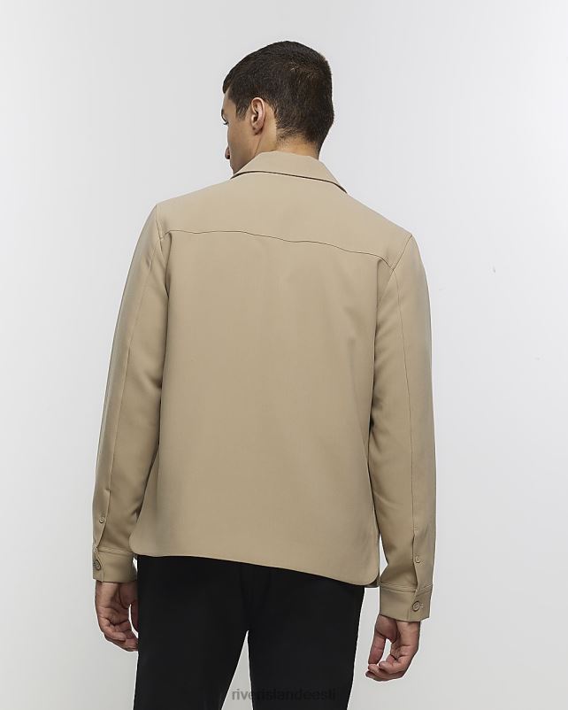 kehakate kivi mehed River Island Tavalise istuvusega tõmblukuga nutikas jakk 44TLL5428