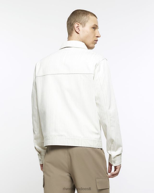 kehakate kreem mehed River Island tavalise istuvuse tekstuuriga harringtoni jope 44TLL5778