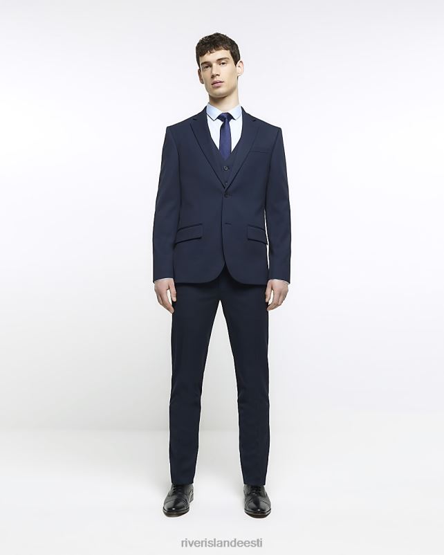 kehakate merevägi mehed River Island skinny fit kalasaba ülikonna jope 44TLL3074