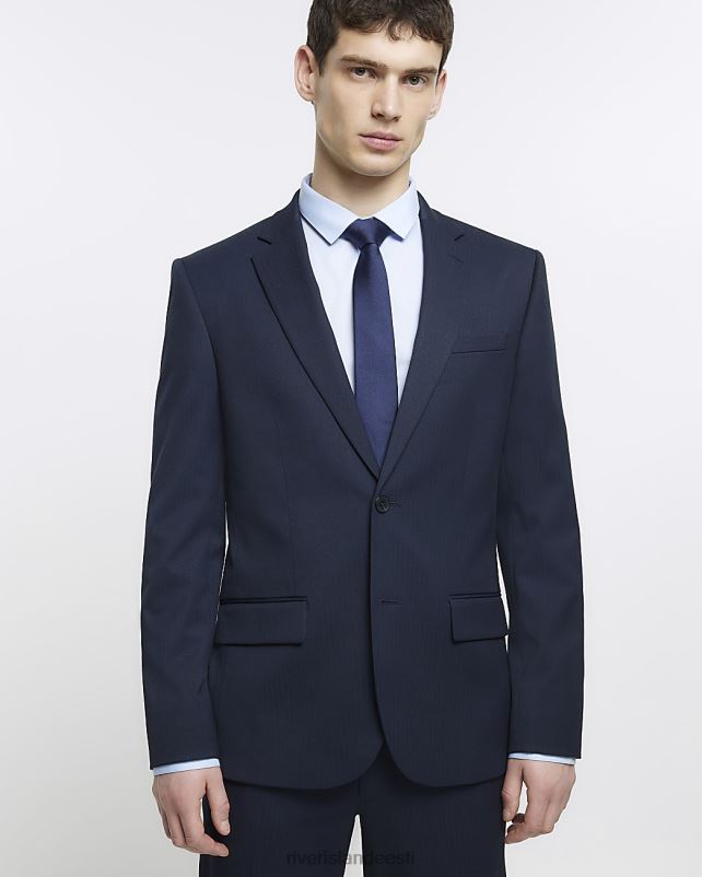 kehakate merevägi mehed River Island skinny fit kalasaba ülikonna jope 44TLL3074