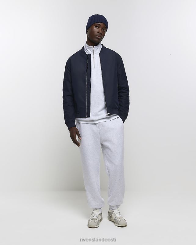 kehakate merevägi mehed River Island tavaline tõmblukuga bomber jope 44TLL2825