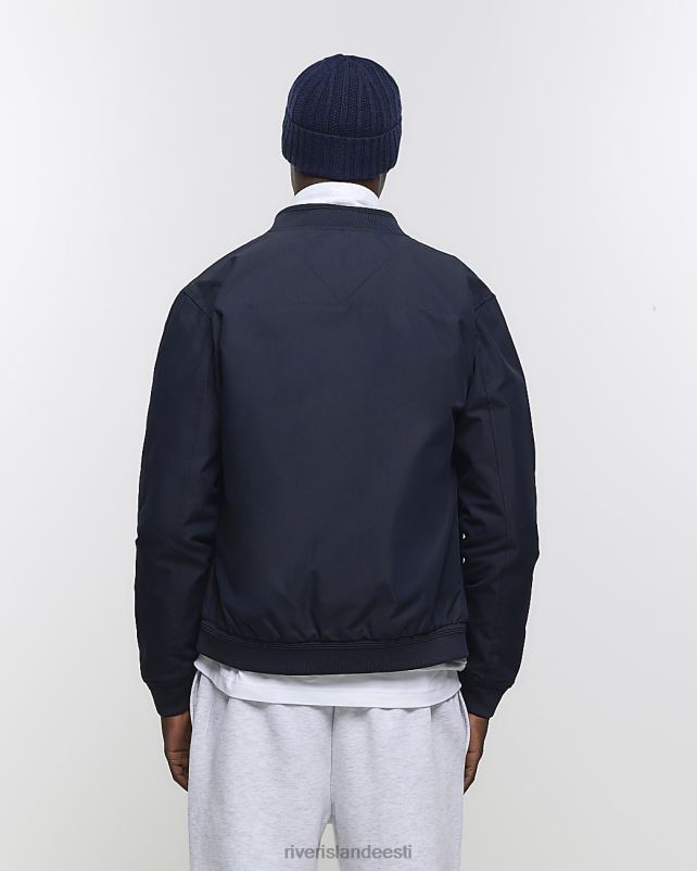kehakate merevägi mehed River Island tavaline tõmblukuga bomber jope 44TLL2825