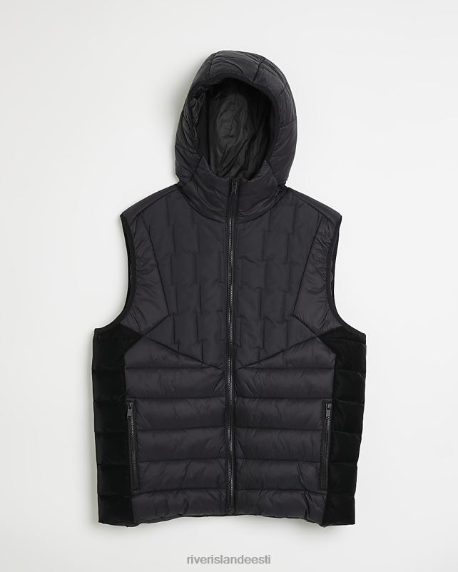 kehakate must mehed River Island segapistes kuumtihendatud ümbris 44TLL5793