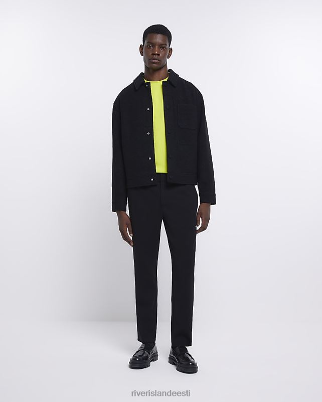 kehakate must mehed River Island tavaline boucle jope 44TLL3083