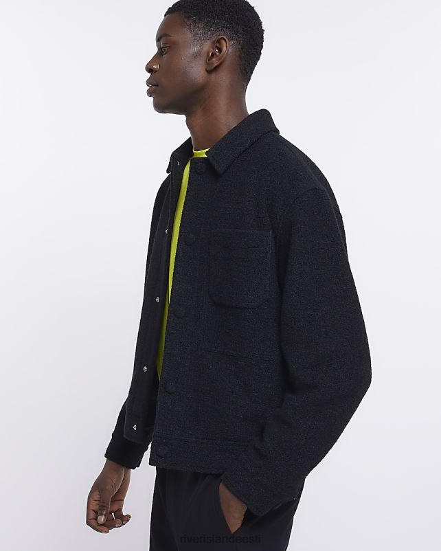 kehakate must mehed River Island tavaline boucle jope 44TLL3083