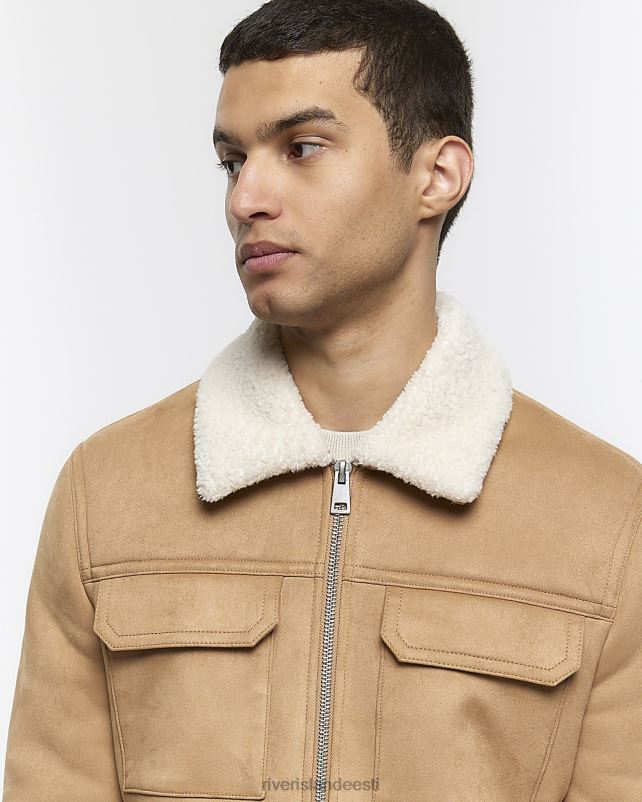 kehakate pruun mehed River Island Tavalise istmega lääne jope 44TLL2395