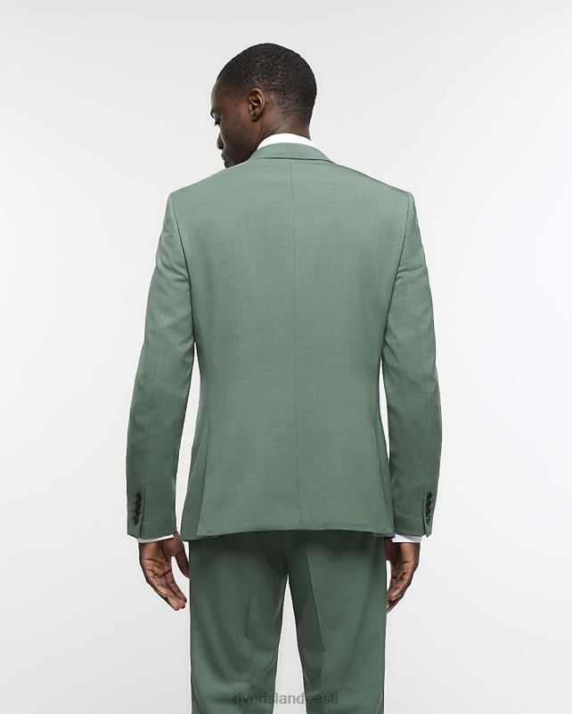 kehakate roheline mehed River Island slim fit ülikonna jope 44TLL5458