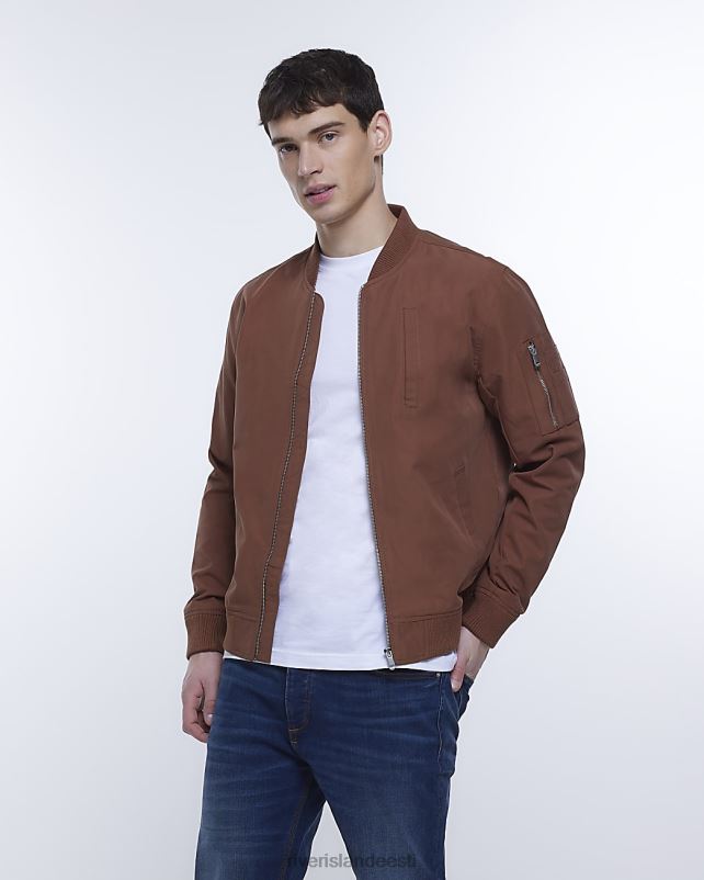 kehakate rooste mehed River Island tavaline istuv bomber jope 44TLL3122