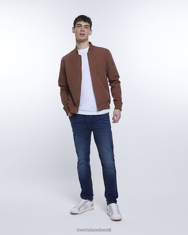 kehakate rooste mehed River Island tavaline istuv bomber jope 44TLL3122