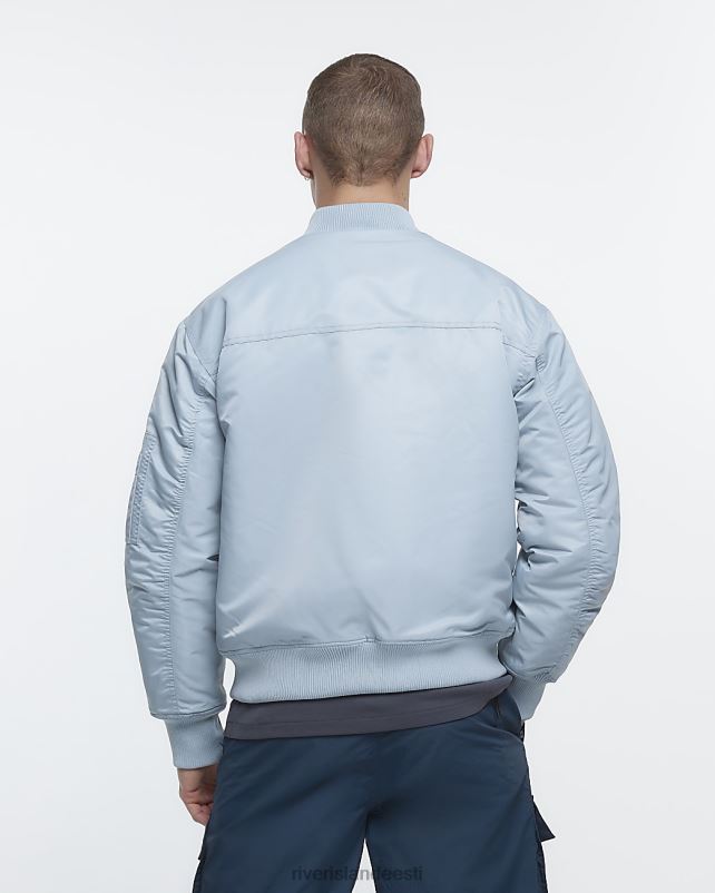 kehakate sinine mehed River Island Tavalise tõmblukuga ma1 bomber jope 44TLL5820