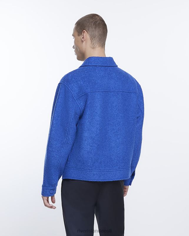 kehakate sinine mehed River Island tavaline boucle jope 44TLL3084