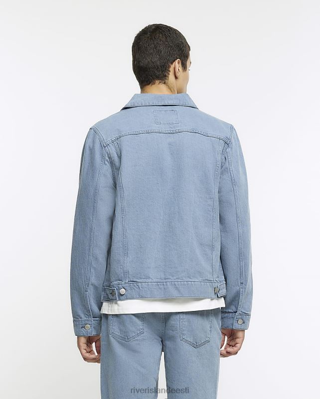 kehakate sinine mehed River Island tavalise sobivusega teksajakk 44TLL2903