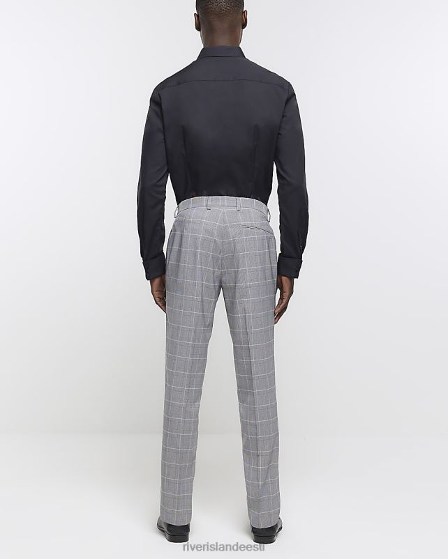 kehakate hall mehed River Island skinny fit check smart püksid 44TLL5800