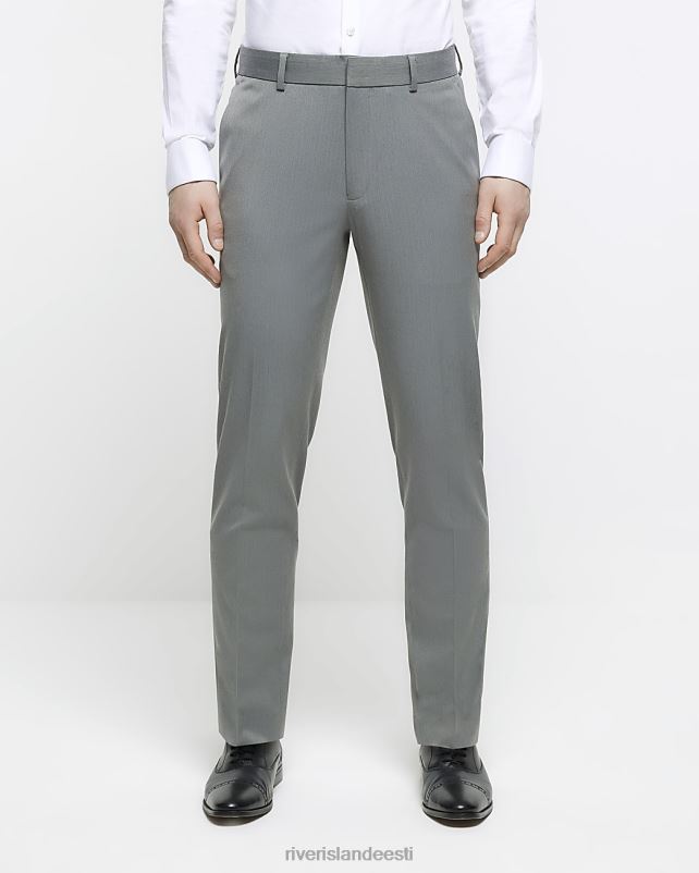 kehakate hall mehed River Island skinny fit kalasaba ülikonnapüksid 44TLL3076