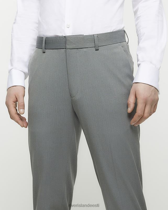 kehakate hall mehed River Island skinny fit kalasaba ülikonnapüksid 44TLL3076