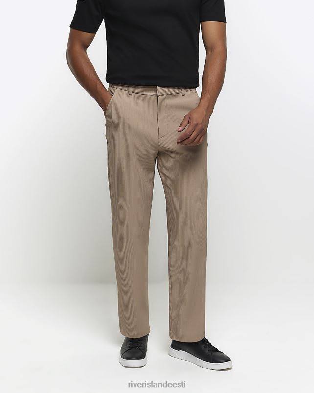 kehakate kivi mehed River Island kitsenevad plisse püksid 44TLL2377