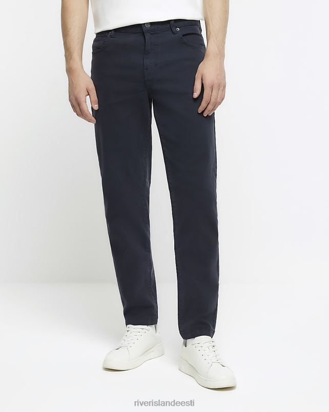 kehakate merevägi mehed River Island slim fit tekstuuriga chino püksid 44TLL2949
