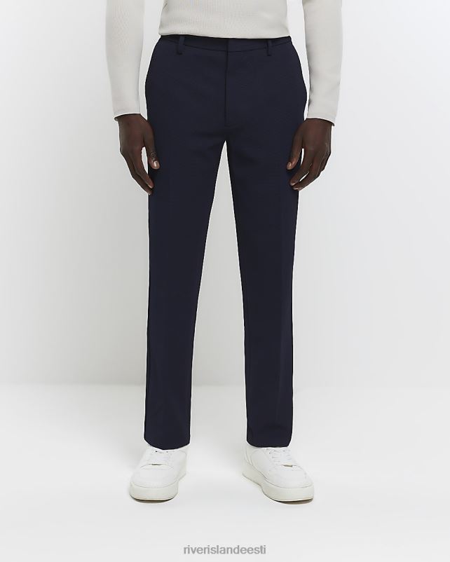 kehakate merevägi mehed River Island slim fit vahvliga nutikad püksid 44TLL2917