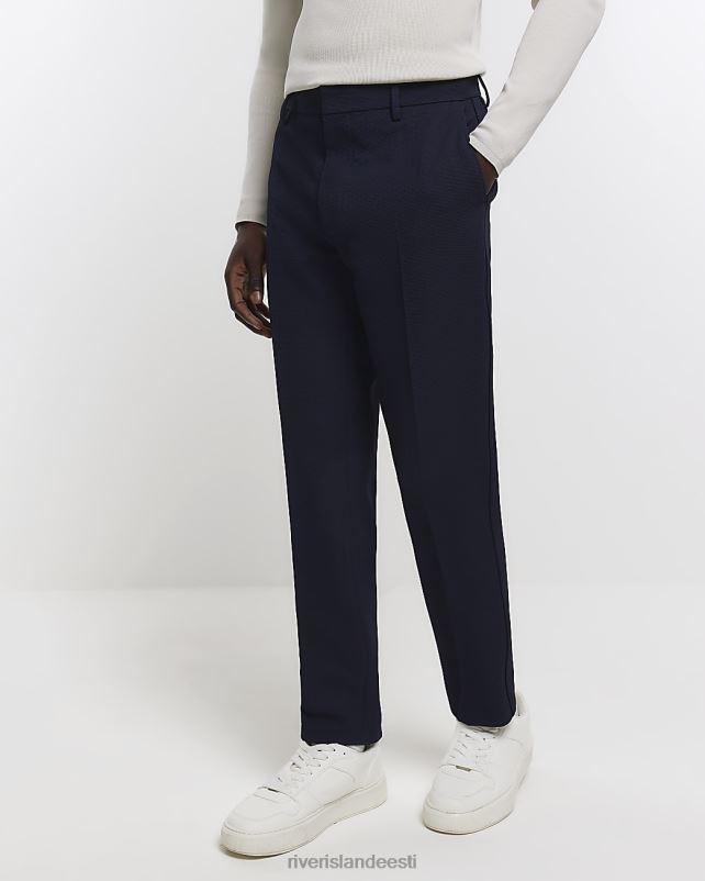 kehakate merevägi mehed River Island slim fit vahvliga nutikad püksid 44TLL2917