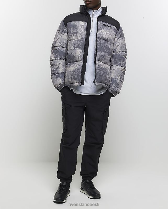 kehakate must mehed River Island tavalised kaubapüksid 44TLL2669