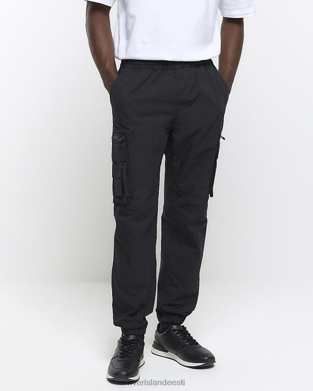 kehakate must mehed River Island tavalised kaubapüksid 44TLL2669