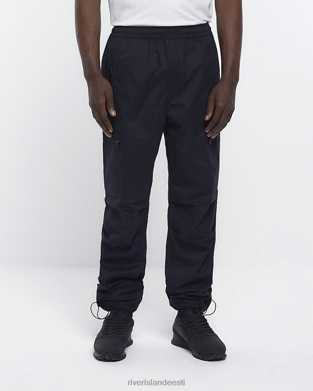 kehakate must mehed River Island tavalised lukuga taskuga püksid 44TLL2953