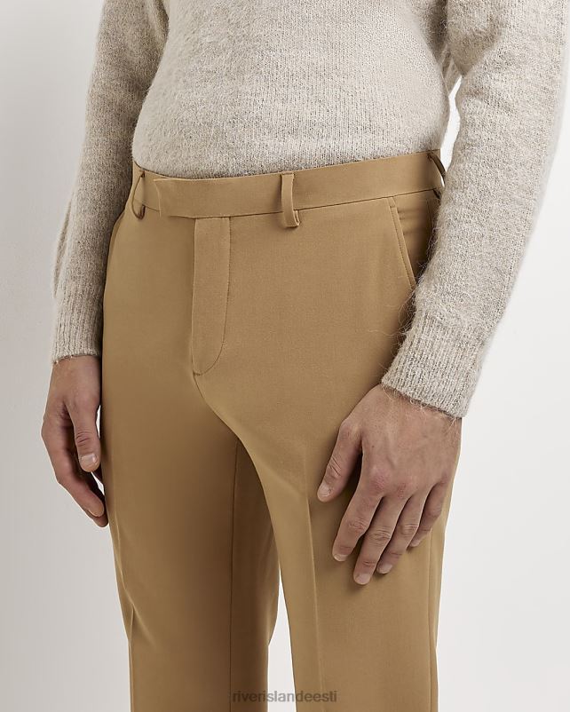 kehakate pruun mehed River Island super skinny fit ülikonnapüksid 44TLL2573