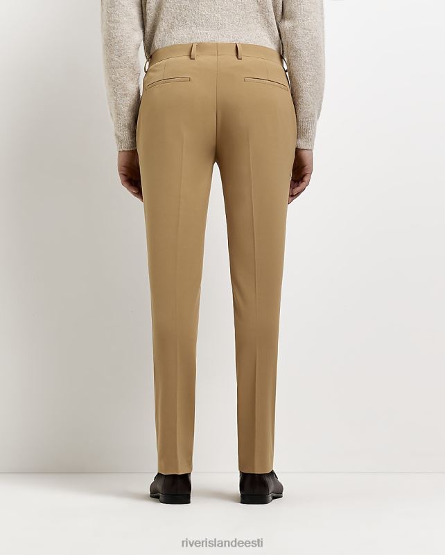 kehakate pruun mehed River Island super skinny fit ülikonnapüksid 44TLL2573
