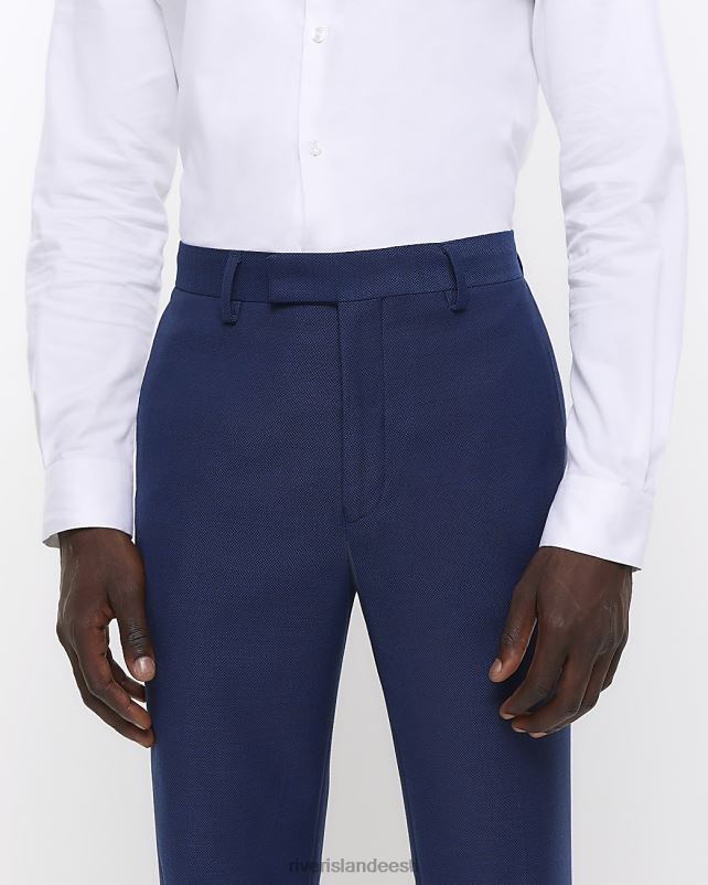 kehakate särav sinine mehed River Island tavalised ülikonnapüksid 44TLL5733