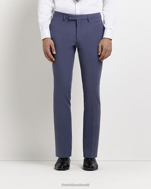 kehakate sinine mehed River Island kitsad ülikonnapüksid 44TLL3014