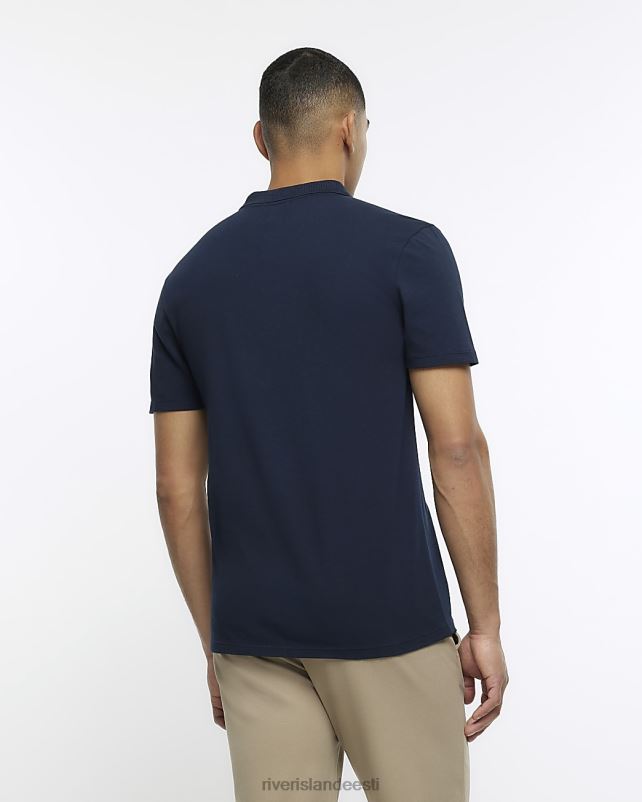 kehakate merevägi mehed River Island slim fit nööbiga polosärk 44TLL3102